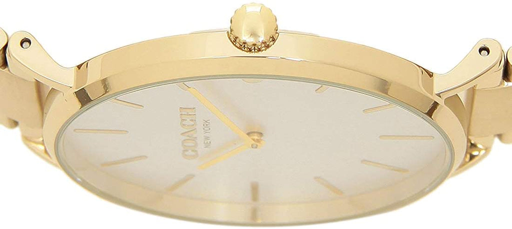 Coach Charles Silver Dial Gold Steel Strap Watch for Men - 14602430 Buy Now By Coach