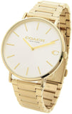 Coach Charles Silver Dial Gold Steel Strap Watch for Men - 14602430 Buy Now By Coach