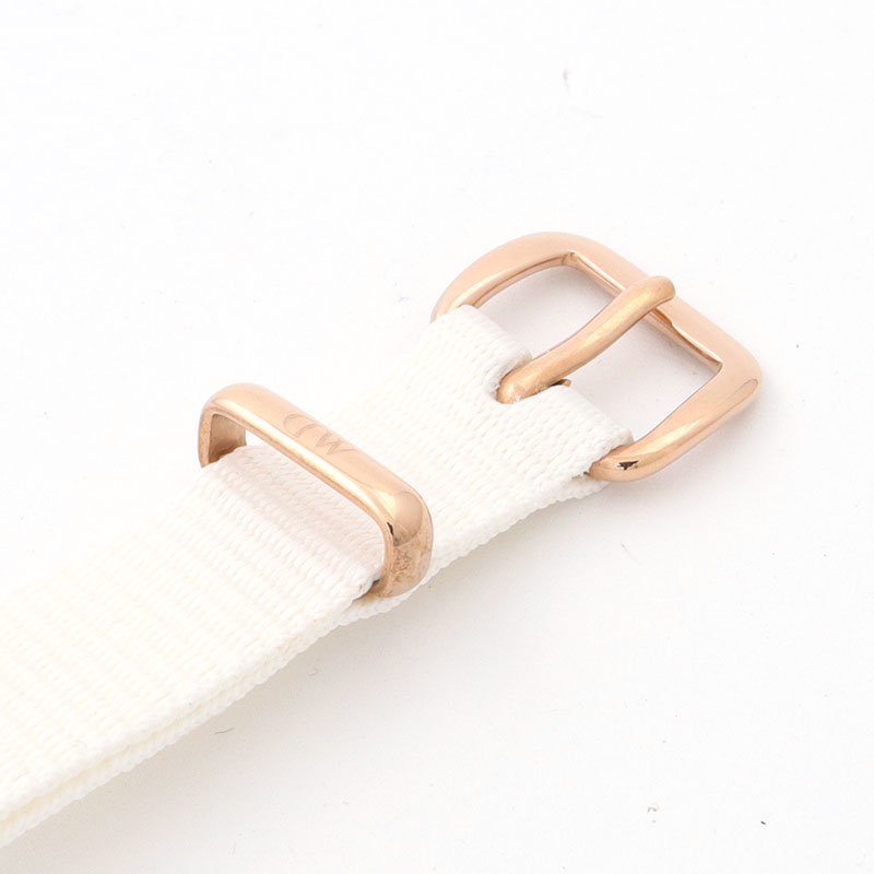 Daniel Wellington Classic Petite Dover Black Dial White NATO Strap Watch For Women - DW001000314 Buy Now By Daniel Wellington