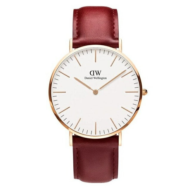 Daniel Wellington Classic Suffolk White Dial Brown Leather Strap Watch For Women - DW00100120 Buy Now By Daniel Wellington