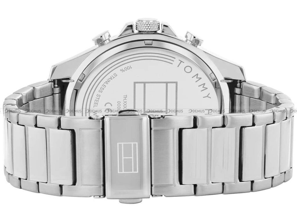 Tommy Hilfiger Clark Chronograph Blue Dial Silver Steel Strap Watch For Men - 1792080 Buy Now By Tommy Hilfiger