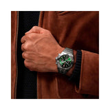 Breitling Chronomat B01 42 Green Dial Silver Steel Strap Watch for Men - AB0134101L1A1 Buy Now By Breitling