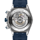 Breitling Super Chronomat B01 44 Blue Dial Blue Rubber Strap Watch for Men - AB0136161C1S1 Buy Now By Breitling