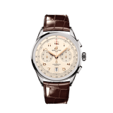 Breitling Premier B01 Chronograph 42 White Dial Brown Leather Strap Watch for Men - AB0145211G1P1 Buy Now By Breitling