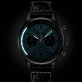 Breitling Top Time B01 Triumph Blue Dial Black Leather Strap Watch for Men - AB01764A1C1X1 Buy Now By Breitling