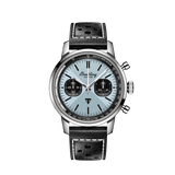 Breitling Top Time B01 Triumph Blue Dial Black Leather Strap Watch for Men - AB01764A1C1X1 Buy Now By Breitling