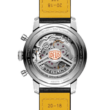 Breitling Top Time B01 Deus Black Dial Black Leather Strap Watch for Men - AB01765A1B1X1 Buy Now By Breitling