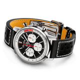 Breitling Top Time B01 Deus Black Dial Black Leather Strap Watch for Men - AB01765A1B1X1 Buy Now By Breitling