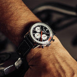 Breitling Top Time B01 Deus Black Dial Black Leather Strap Watch for Men - AB01765A1B1X1 Buy Now By Breitling