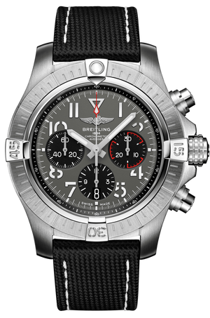 Breitling Avenger B01 Chronograph 45 Anthracite Dial Black Nylon Strap Watch for Men - AB01821A1B1X1 Buy Now By Breitling