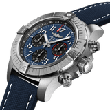 Breitling Avenger B01 Chronograph 45 Blue Dial Blue Nylon Strap Watch for Men - AB01821A1C1X1 Buy Now By Breitling
