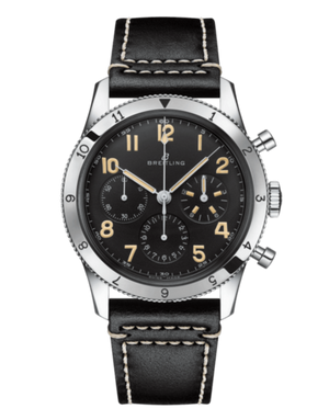 Breitling Avi Ref. 765 1953 Re-Edition Black Dial Black Leather Strap Watch for Men - AB0920131B1X1 Buy Now By Breitling