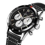 Breitling Avi Ref. 765 1964 Re Edition Black Dial Black Leather Strap Watch for Men - AB09451A1B1X1 Buy Now By Breitling