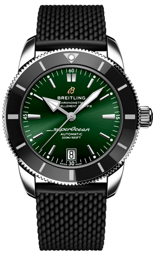 Breitling Superocean Heritage B20 Automatic 42 Green Dial Black Mesh Bracelet Watch for Women - AB2010121L1S1 Buy Now By Breitling