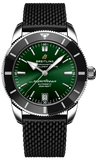 Breitling Superocean Heritage B20 Automatic 42 Green Dial Black Mesh Bracelet Watch for Women - AB2010121L1S1 Buy Now By Breitling