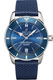 Breitling Superocean Heritage B20 Automatic 42 Blue Dial Blue Mesh Bracelet Watch for Men - AB2010161C1S1 Buy Now By Breitling