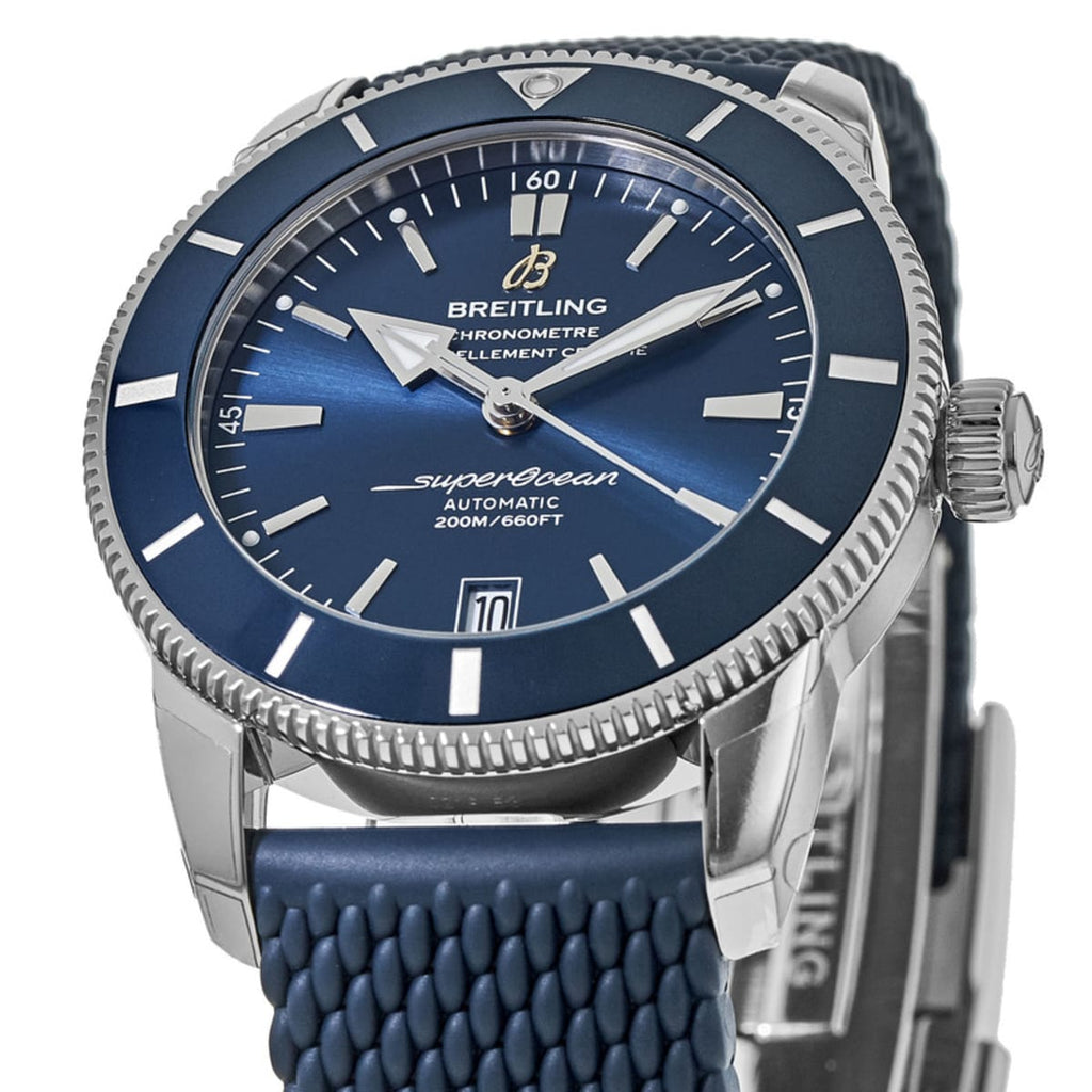 Breitling Superocean Heritage B20 Automatic 42 Blue Dial Blue Mesh Bracelet Watch for Men - AB2010161C1S1 Buy Now By Breitling