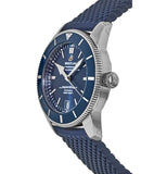 Breitling Superocean Heritage B20 Automatic 42 Blue Dial Blue Mesh Bracelet Watch for Men - AB2010161C1S1 Buy Now By Breitling