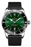 Breitling Superocean Heritage B20 Automatic 46 Green Dial Black Mesh Bracelet Watch for Men - AB2020121L1S1 Buy Now By Breitling