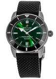 Breitling Superocean Heritage B20 Automatic 46 Green Dial Black Mesh Bracelet Watch for Men - AB2020121L1S1 Buy Now By Breitling