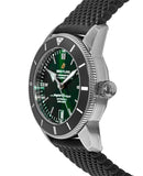 Breitling Superocean Heritage B20 Automatic 46 Green Dial Black Mesh Bracelet Watch for Men - AB2020121L1S1 Buy Now By Breitling