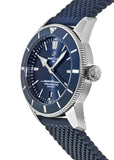 Breitling Superocean Heritage II B20 44mm Blue Dial Blue Rubber Strap Mens Watch - AB2030161C1S1 Buy Now By Breitling