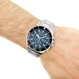Hugo Boss Ocean Edition Chronograph Blue Dial Silver Steel Strap Watch for Men - 1513704 Buy Now By Hugo Boss