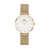 Daniel Wellington Classic Petite Evergold White Dial Gold Mesh Bracelet Watch For Women - DW00100346 Buy Now By Daniel Wellington