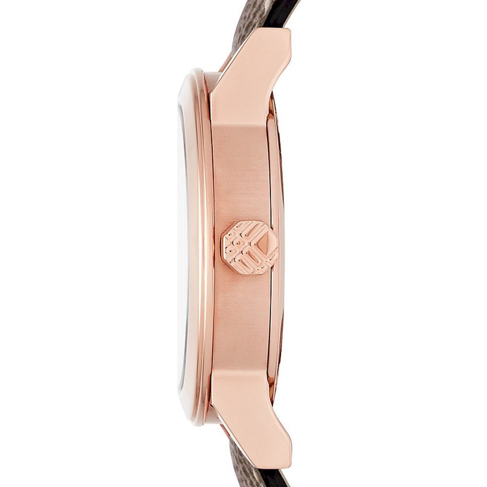 Burberry The City Pink Dial Brown Leather Strap Watch for Women - BU9236 Buy Now By Burberry