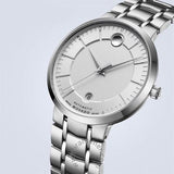 Movado 1881 Automatic Silver Dial Silver Steel Strap Watch for Men - 606915 Buy Now By Movado