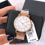 Marc Jacobs Roxy White Dial Rose Gold Steel Strap Watch for Women - MJ3523 Buy Now By Marc Jacobs