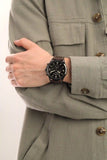 Fossil Forrester Chronograph Black Dial Brown Leather Strap Watch for Men - FS5608 Buy Now By Fossil