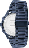 Tommy Hilfiger Asher Chronograph Blue Dial Blue Steel Strap Watch For Men - 1791853 Buy Now By Tommy Hilfiger