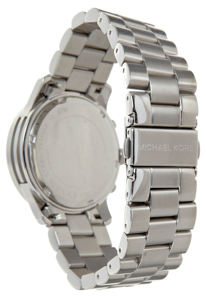 Michael Kors Brinkley Silver Dial with Diamonds Silver Steel Strap Watch for Women - MK5083 Buy Now By Michael Kors