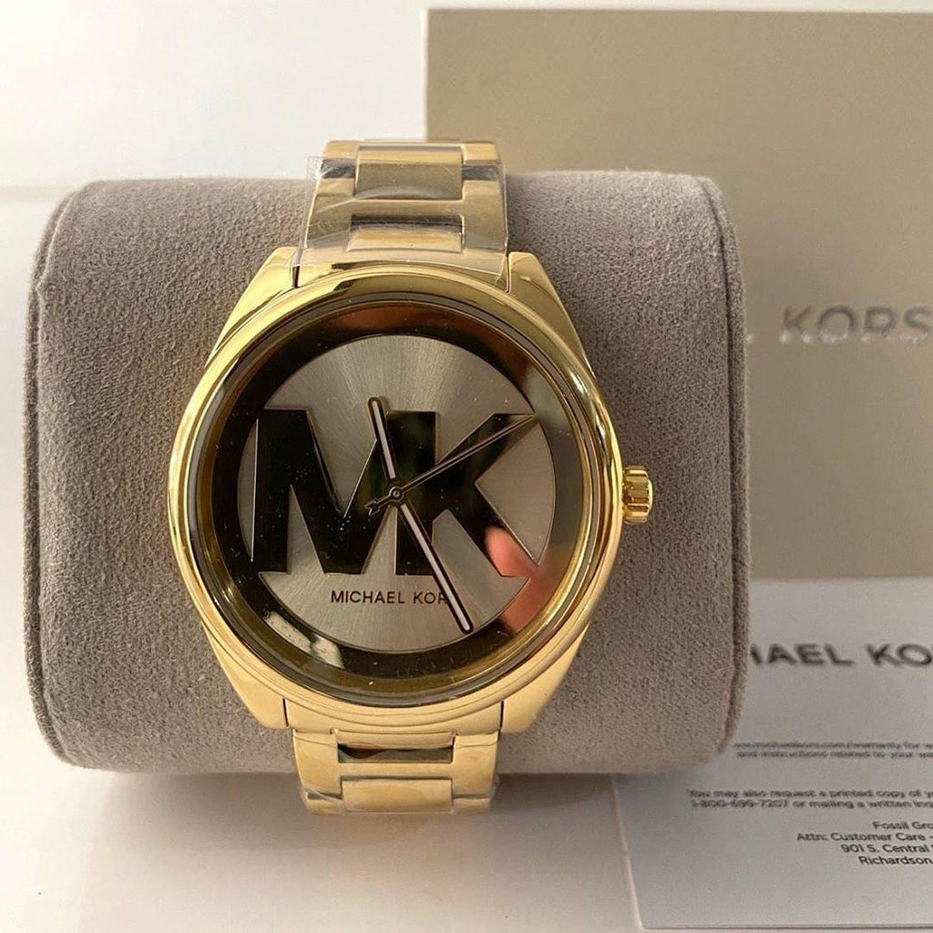 Michael Kors Janelle Gold Dial Gold Steel Strap Watch For Women - MK7086 Buy Now By Michael Kors