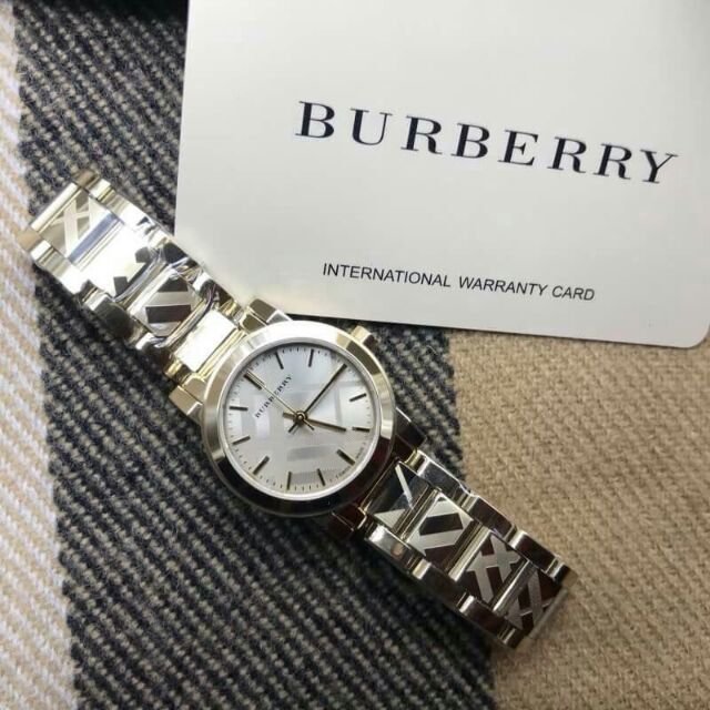 Burberry The City Silver Dial Silver Steel Strap Watch for Women - BU9233 Buy Now By Burberry