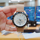 Maserati Traguardo 45mm Chronograph Rose Gold Mesh Strap White Dial Watch For Men - R8873612011 Buy Now By Maserati