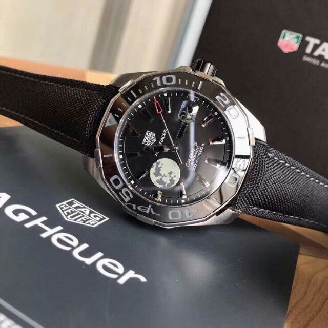 Tag Heuer Aquaracer Moon Black Dial Watch for Men - WAY201J.FC6370 Buy Now By Tag Heuer