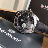 Tag Heuer Aquaracer Calibre 5 Moon Black Dial Black Nylon Strap Watch for Men - WAY201J.FC6370 Buy Now By Tag Heuer