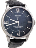 Tissot Chemin Des Tourelles Powermatic 80 Black Dial Black Leather Strap Watch For Men - T099.407.16.058.00 Buy Now By Tissot