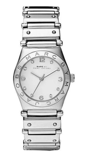 Marc Jacobs White Dial Silver Steel Strap Watch for Women - MBM3052 Buy Now By Marc Jacobs