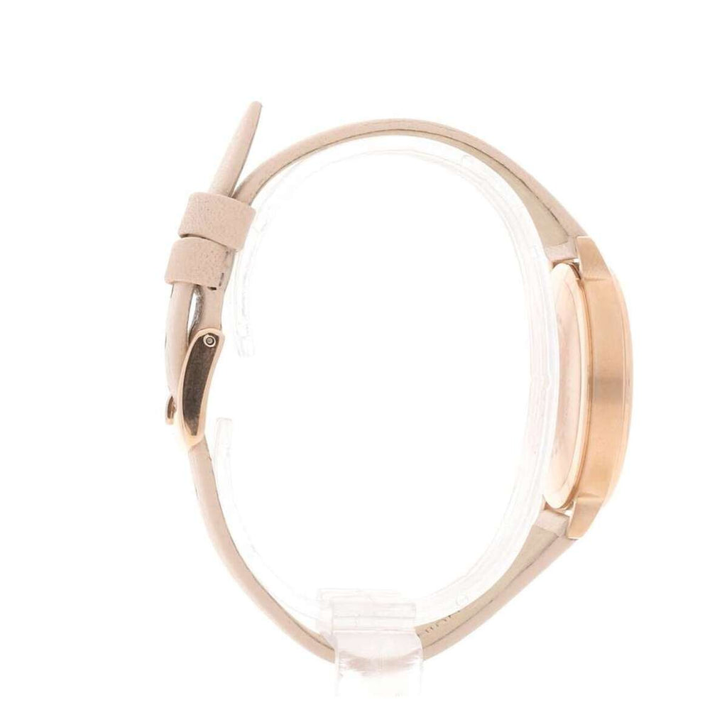 Emporio Armani Kappa Rose Gold & White Dial Beige Nude Leather Strap Watch For Women - AR2510 Buy Now By Emporio Armani