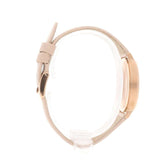 Emporio Armani Kappa Rose Gold & White Dial Beige Nude Leather Strap Watch For Women - AR2510 Buy Now By Emporio Armani