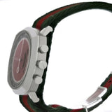 Gucci Grip Quartz Chronograph Red Dial Two Tone NATO Strap Watch for Men - YA157304 Buy Now By Gucci