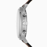 Fossil Retro Pilot Chronograph Blue Dial Brown Leather Strap Watch for Men - FS5832 Buy Now By Fossil