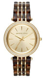 Michael Kors Darci Gold Dial Brown Two Tone Steel Strap Watch for Women - MK4326 Buy Now By Michael Kors