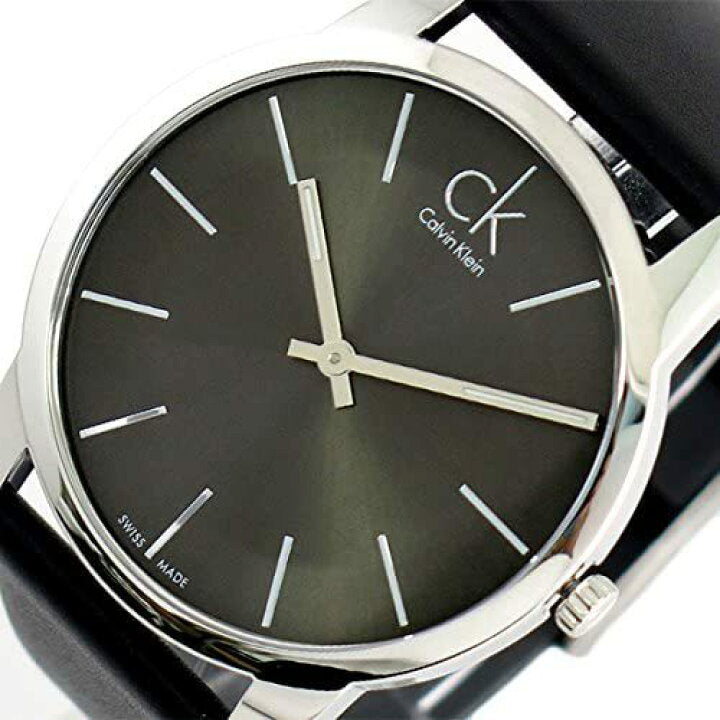Calvin Klein City Black Dial Black Leather Strap Watch for Men - K2G21107 Buy Now By Calvin Klein