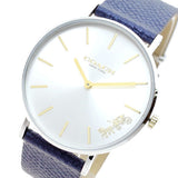 Coach Perry White Dial Blue Leather Strap Watch for Women - 14503156 Buy Now By Coach