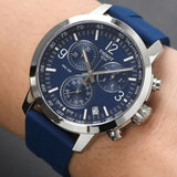 Tissot T Sport PRC 200 Chronograph Blue Rubber Strap Watch For Men - T114.417.17.047.00 Buy Now By Tissot