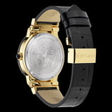 Versace Greca Moonphase Analog Black Dial Black Leather Strap Watch For Men - VE7G00123 Buy Now By Versace